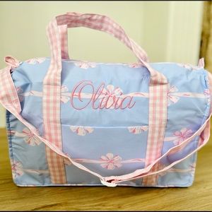 Beaufort Bonnet Company No Bow No Go Sleepover Tote, embroidered with your name